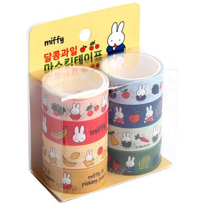 Miffy Sweet Fruit Deco Masking Tape 8Pcs SET