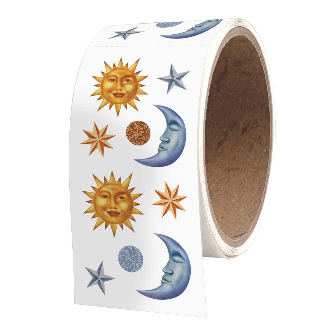 Celestial 2x4  Stickers - ROLL OF 50 MODULES