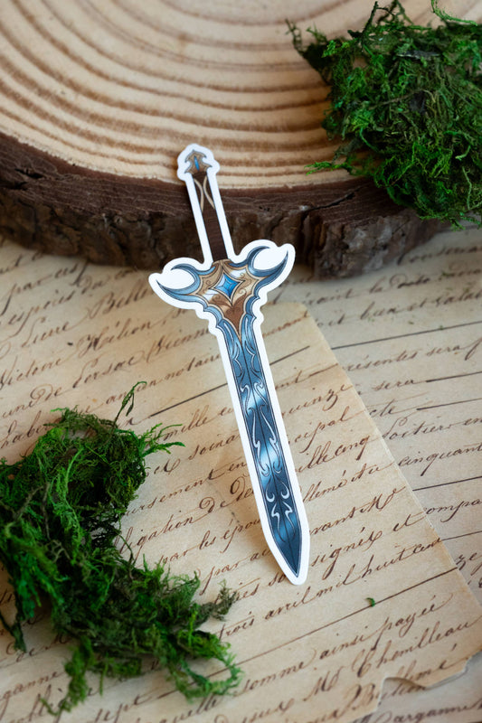 Fantasy Sword Vinyl Sticker | Bookish Romantasy