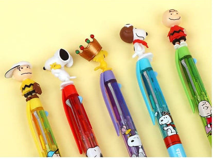 Single Peanuts Figure Mascot Ballpoint Pen 0.5mm - 3Colors