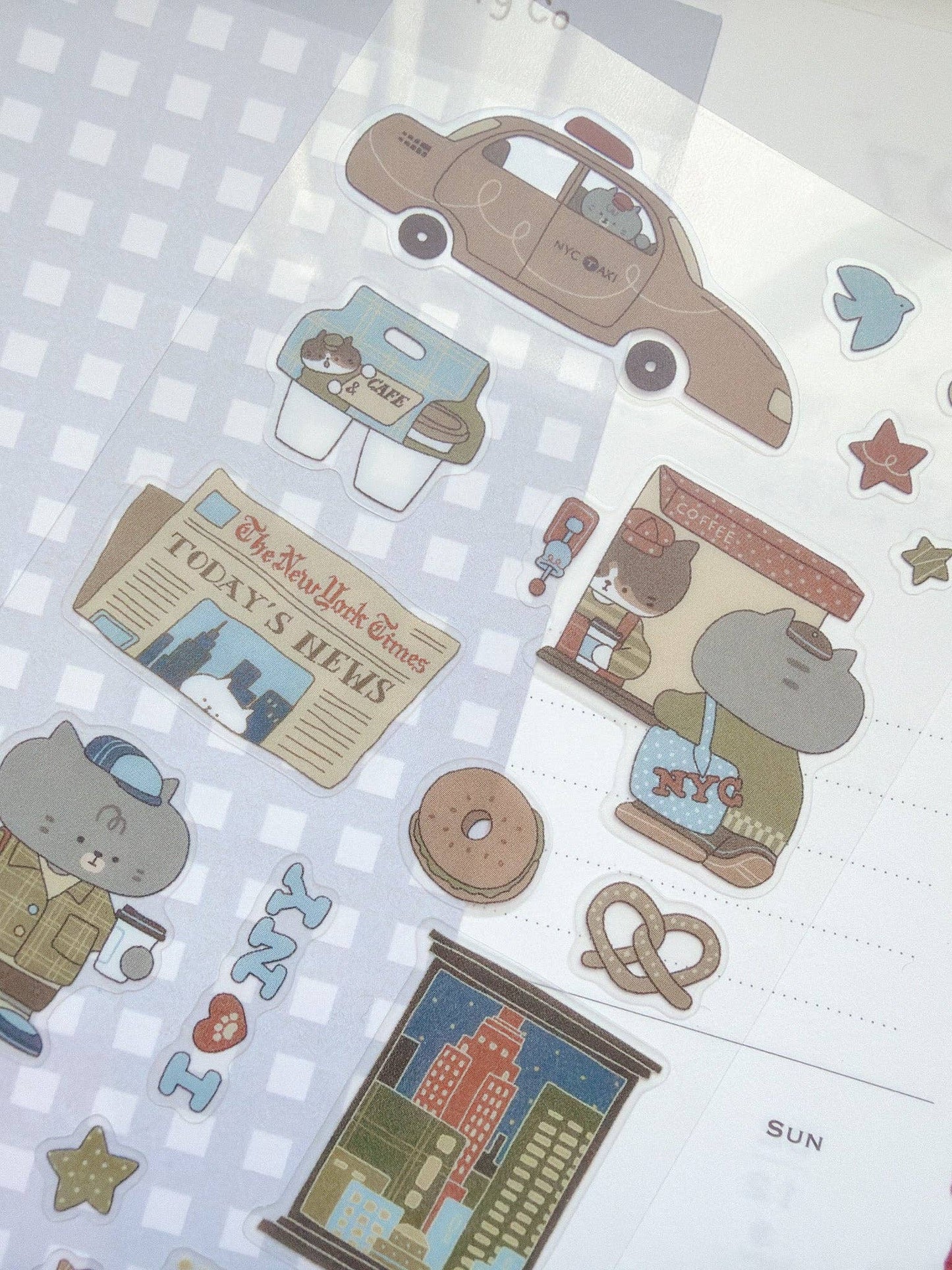 Kuboandlucy x Idiot Sandwich | New York City Streets Sticker Sheet