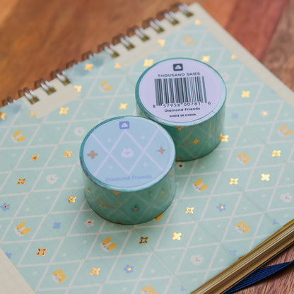 25mm Washi Tape (Foil) - Diamond Friends