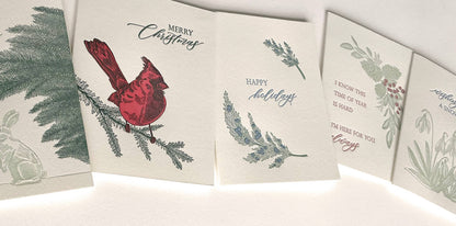 Time Of Year Is Hard, I'm Here For You Letterpress Card