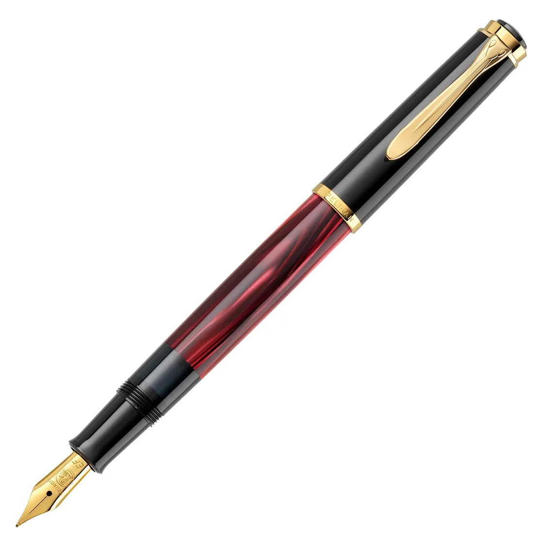 M200 Red Marbled Fountain Pen