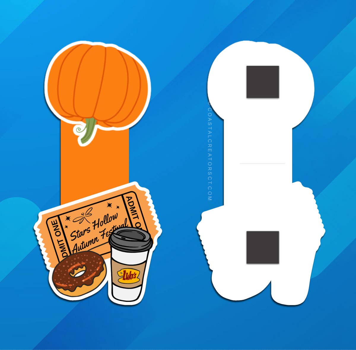 Gilmore Girls Fall Festival Magnetic Bookmark