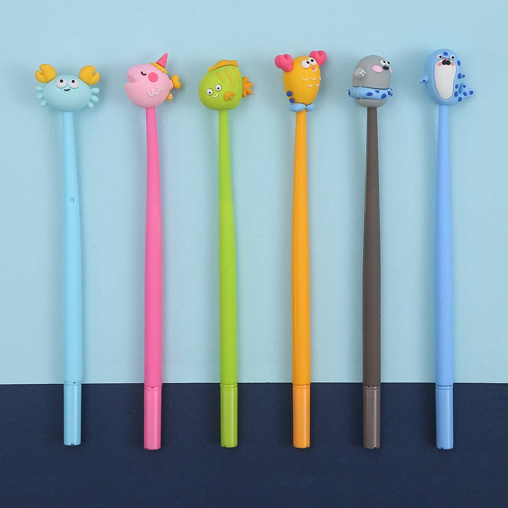HAPPY SEA ANIMALS GEL PEN
