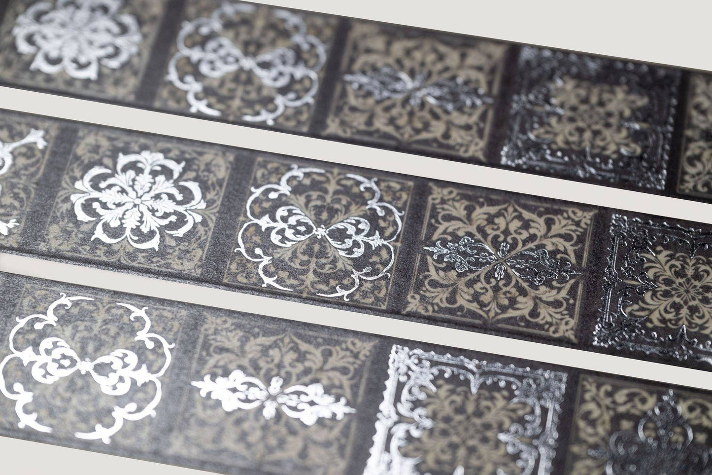 Gothic Patterns Foil Washi Tape