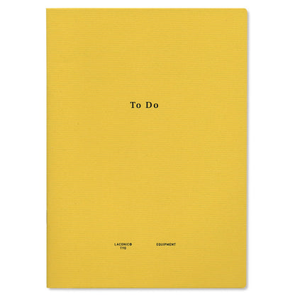 LACONIC STYLE NOTEBOOK TO DO