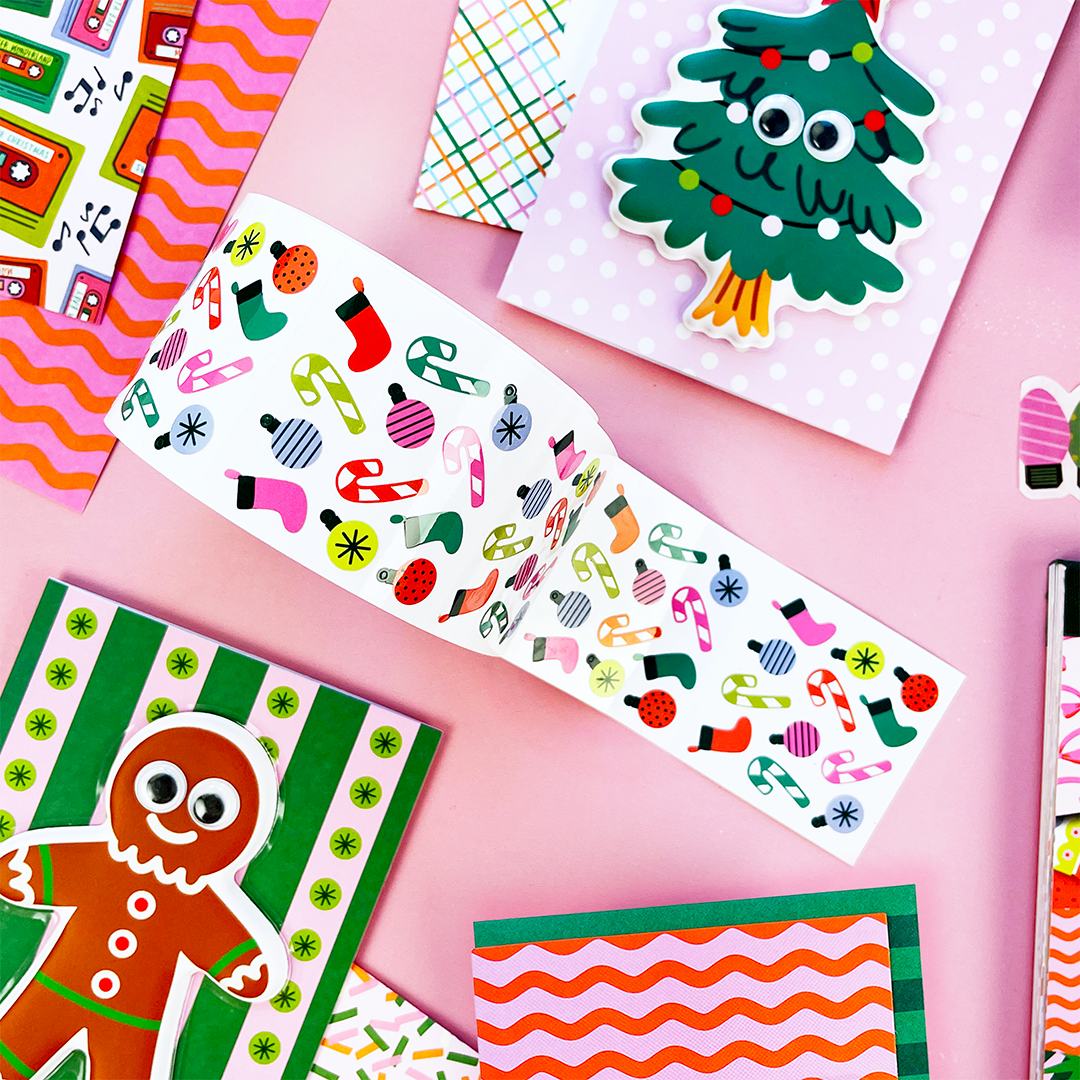 Cheery Charms Stickers On The Roll