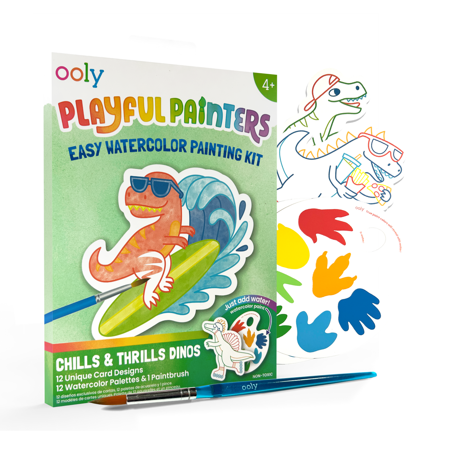 Playful Painters: Easy Watercolor Painting Kit - Chills & Th