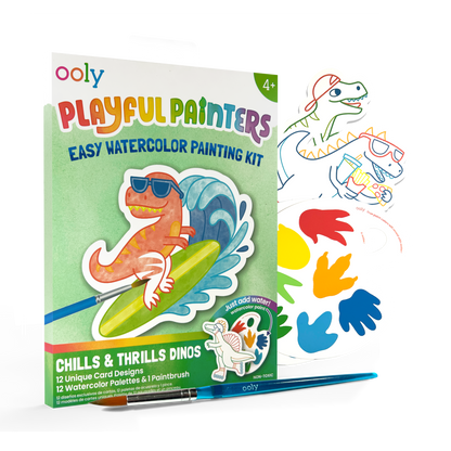 Playful Painters: Easy Watercolor Painting Kit - Chills & Th