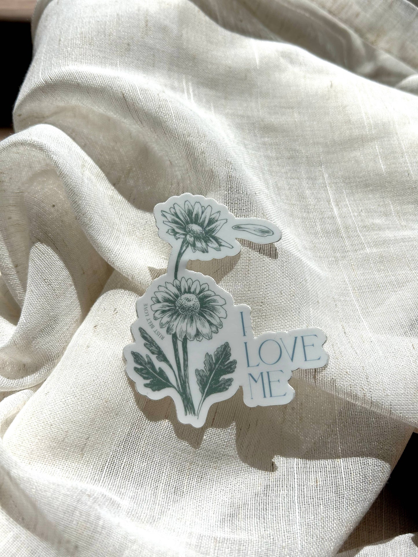 I Love Me Floral Sticker – 3"