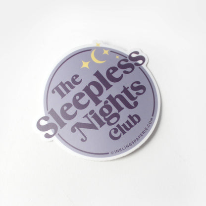 Vinyl Sticker - Sleepless Nights Club