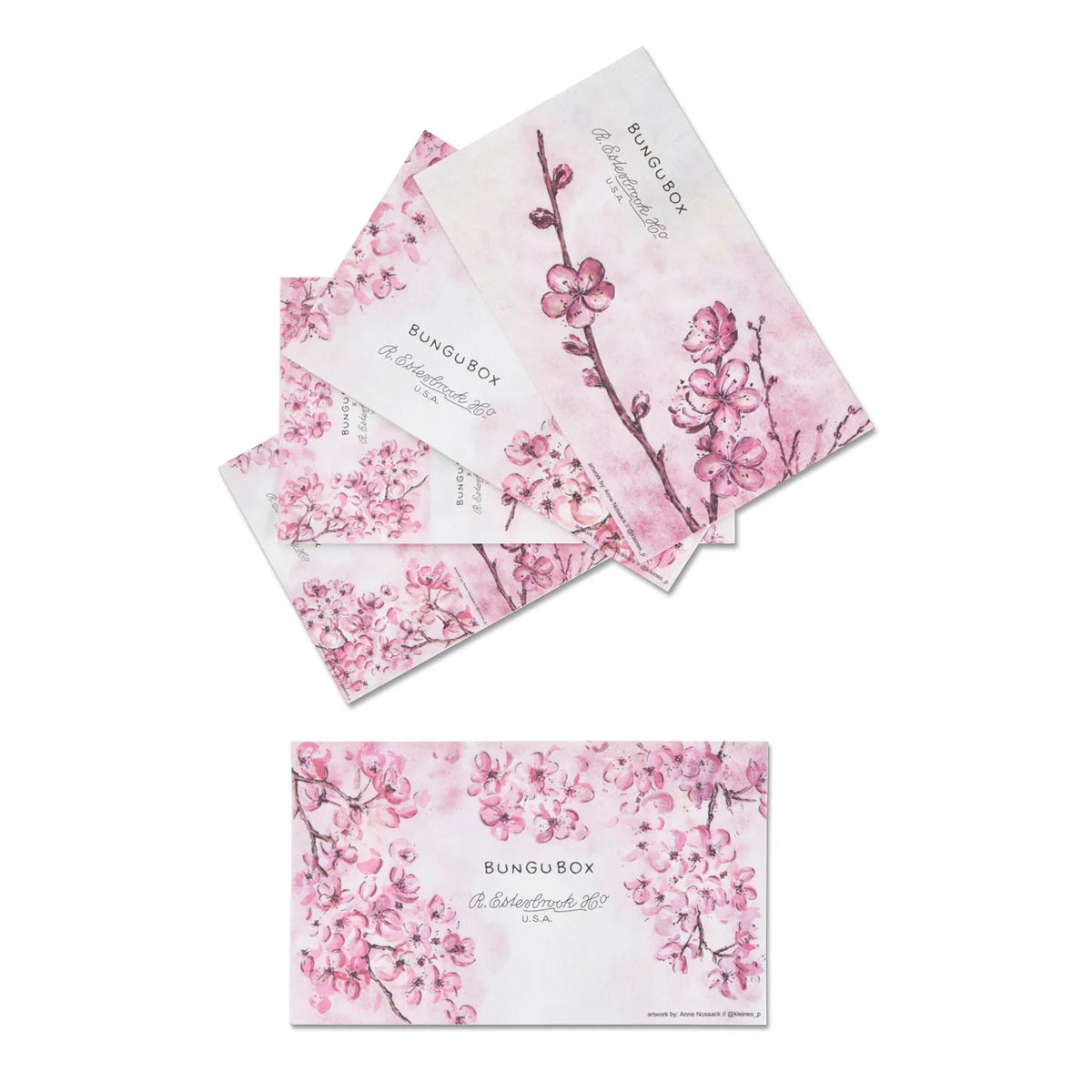 BUNGUBOX x Esterbrook Kachofugetsu Flower Blotter Paper