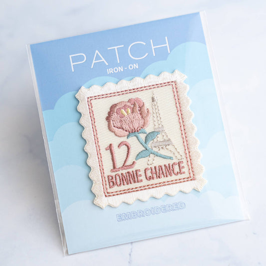 Vintage Stamps Patches - Iron on Patch