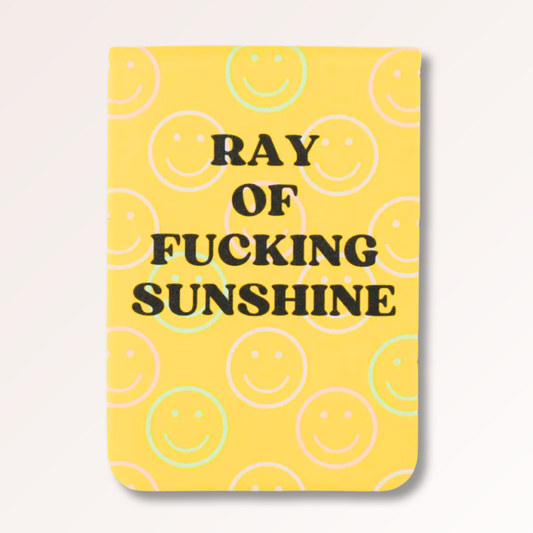 Leatherette Pocket Journal Ray Of Fucking Sunshine
