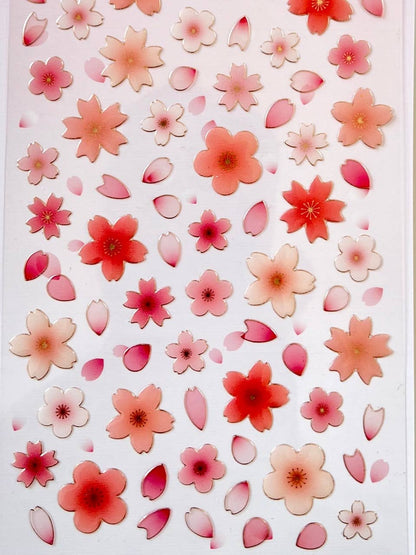 01077 LOVE BLOSSOM STICKERS