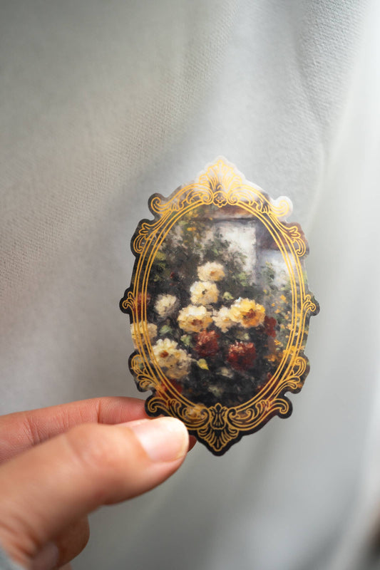 The Gilded Garden Vinyl Sticker- Bookish Kindle Sticker
