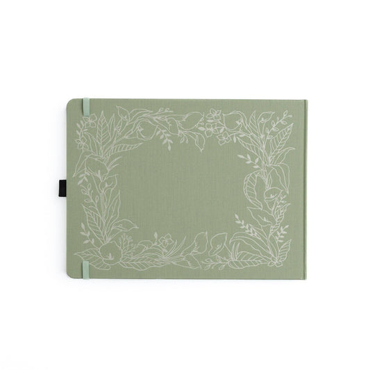 Lovely Lilies Heirloom Notebook - Lined Pages
