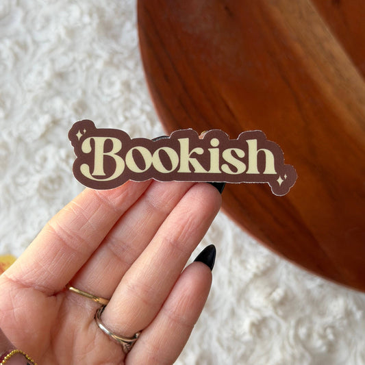 Bookish Text Sticker