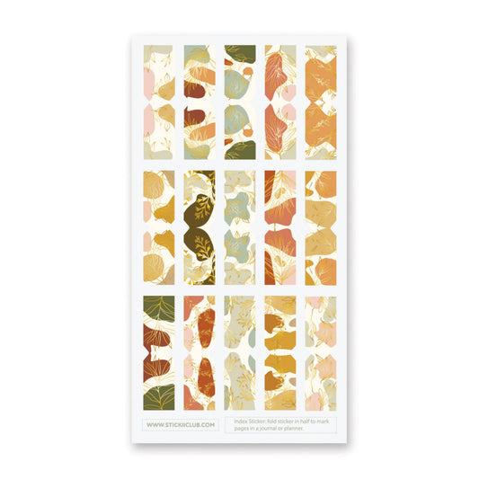 Botanical Tabs Sticker Sheet