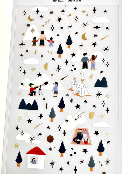 SEE A STAR STICKERS