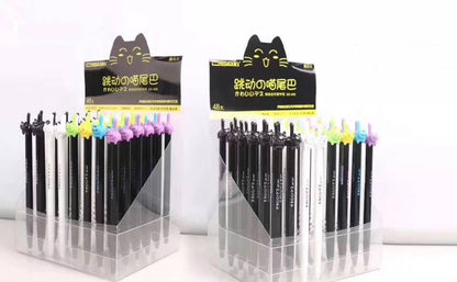Cat Tail Retractable Gel Pen