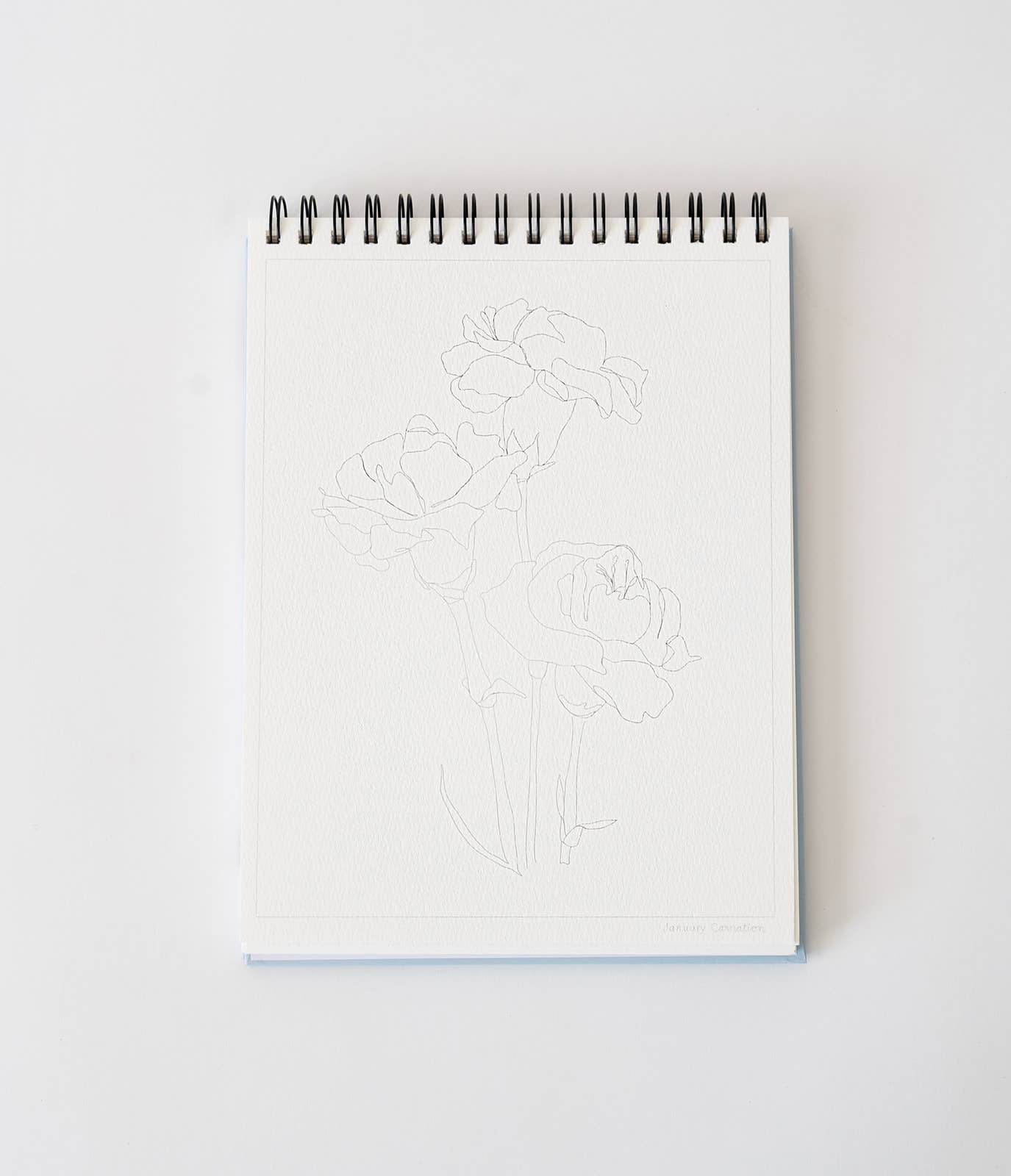 Floral Watercoloring Book - Outlines with Video Tutorials