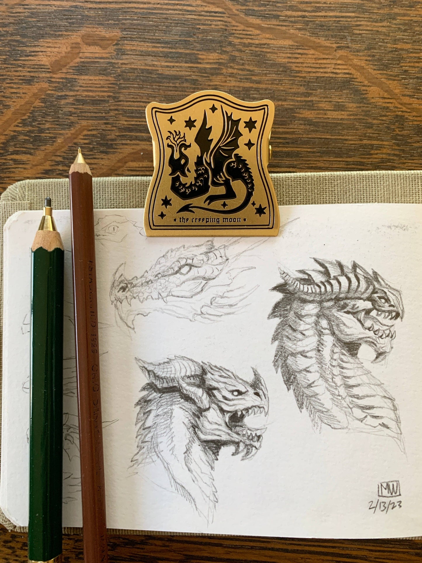 Draco metal journal clip
