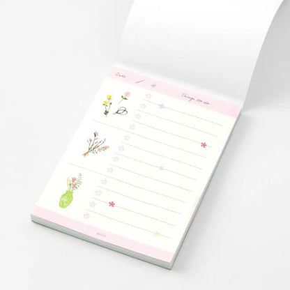 TO DO MEMO PAD DRIED FLOWER