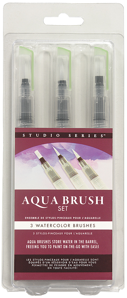Studio Series Aqua Brushes (Set of 3)