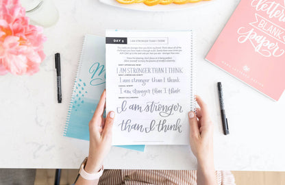 Daily Mindful Lettering: Peace & Calm Edition