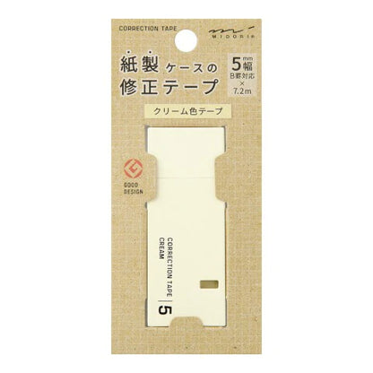 MIDORI - SUSTAINABLE CORRECTION TAPE CREAM