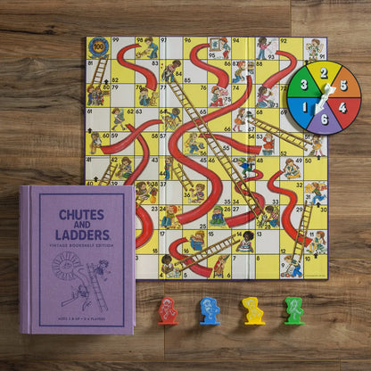 Chutes and Ladders Vintage Book Shelf Edition