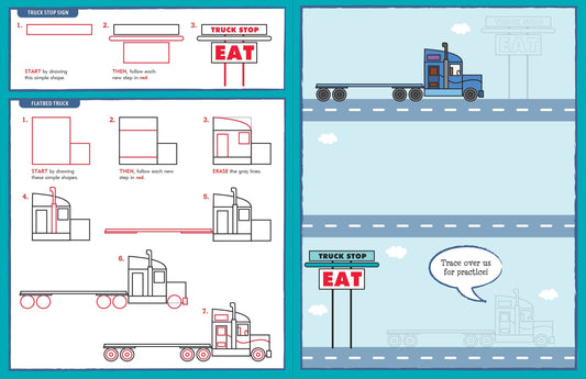 Learn to Draw . . . Cars, Trucks, & Trains!