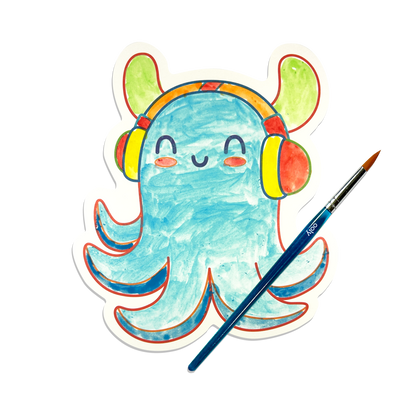 Playful Painters: Easy Watercolor Painting Kit - Ocean Pals