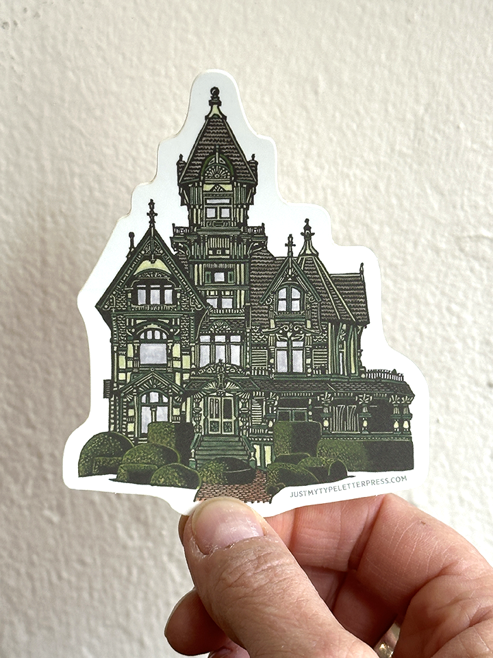 Victorian - Carson Mansion STICKER