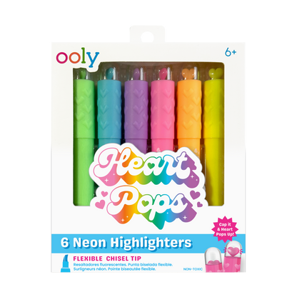 Heart Pops: Neon Highlighters