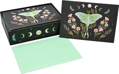 Luna Moth Note Cards