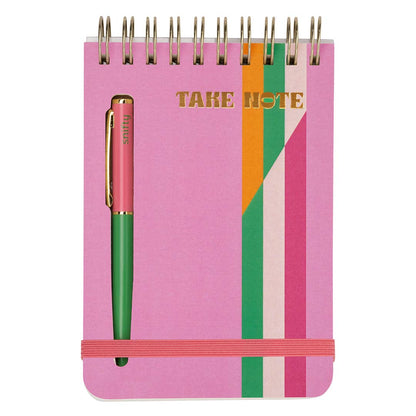 TAKE NOTE NOTEBOOK + PEN SET - PRETTY IN PINK