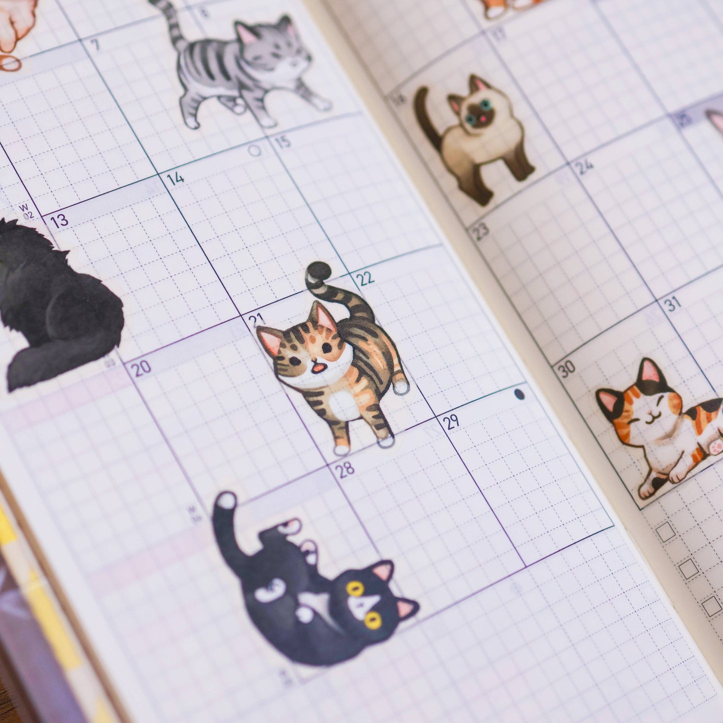 Sticker Sheet (Washi) - Neighborhood Cats