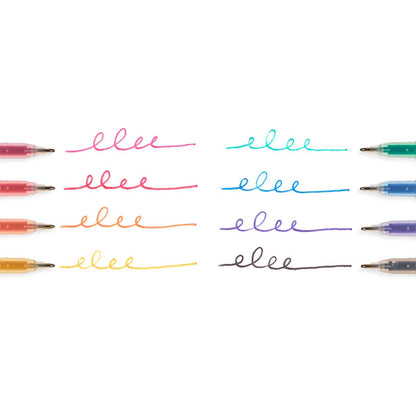 Radiant Writers: Glitter Gel Pens (Set of 8)