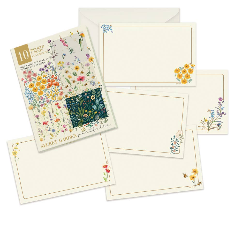 Portfolio Cards Large Size, Note Cards, Italian Stationery