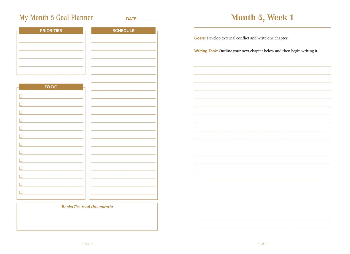 The Storyteller's Weekly Journal: A Guided Planner
