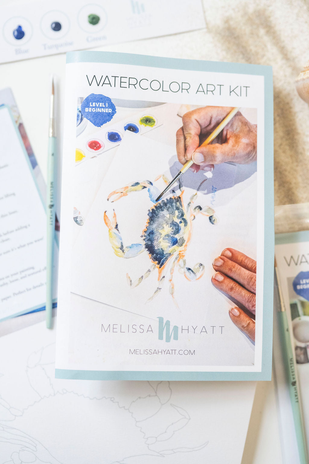 Watercolor Class in a Kit by Melissa Hyatt