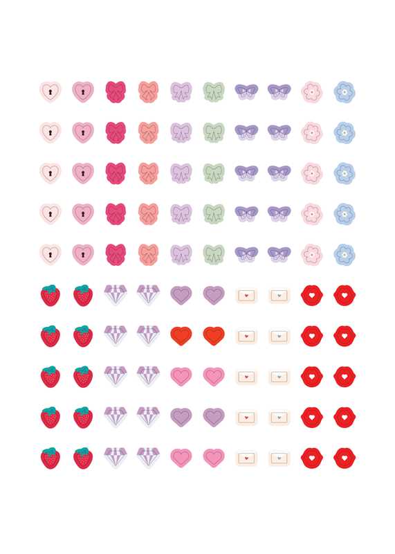 Ultimate Nail Art Sticker Book by Asa Bree Sieracki