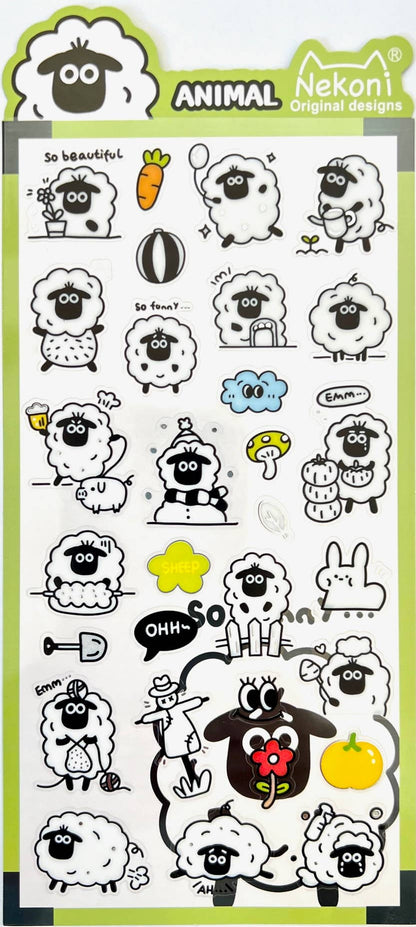 SHEEP ANIMAL STICKERS