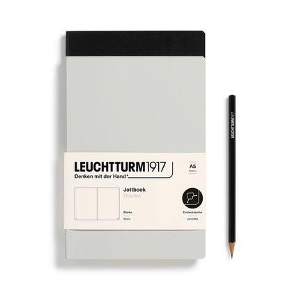 Leuchtturm 1917 - Jottbook Double, 59 numbered pages, Pack of 2 A5