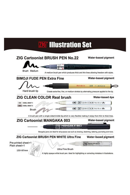 Zig® Illustration Drawing Sets