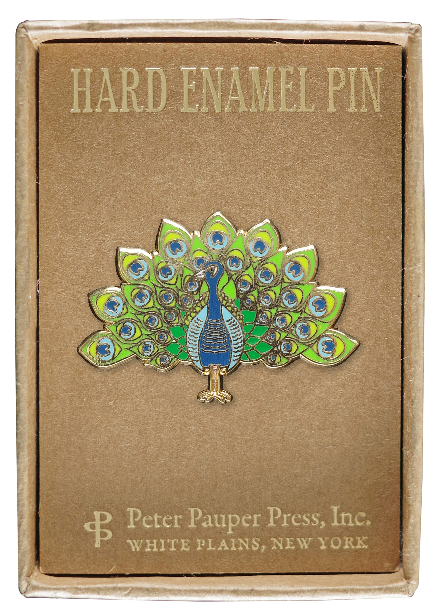 Peacock Enamel Pin